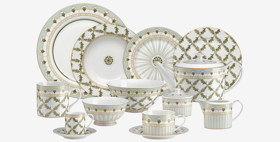 Поступление фарфоровой посуды Pozzi Milano 1876. Коллекции Charles, Deco, Rosita