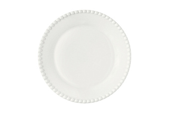 Тарелка закусочная Tiffany, белая, 19 см