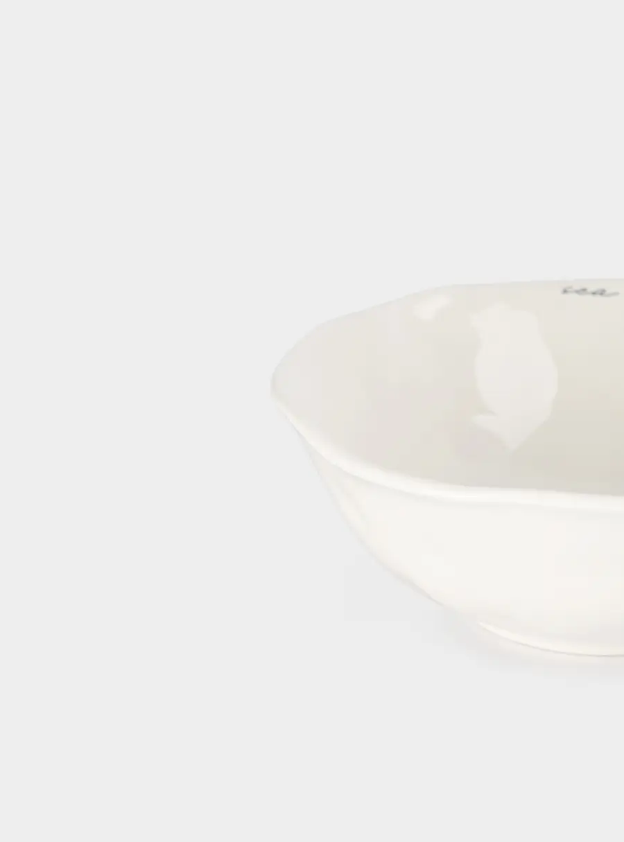 Салатник, 21х8 см, 1 л, керамика, белый, Рыбки, Sea world, image-5