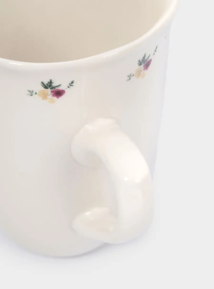 Кружка, 370 мл, 2 шт, фарфор N, белая, Цветы, Meadow, image-5