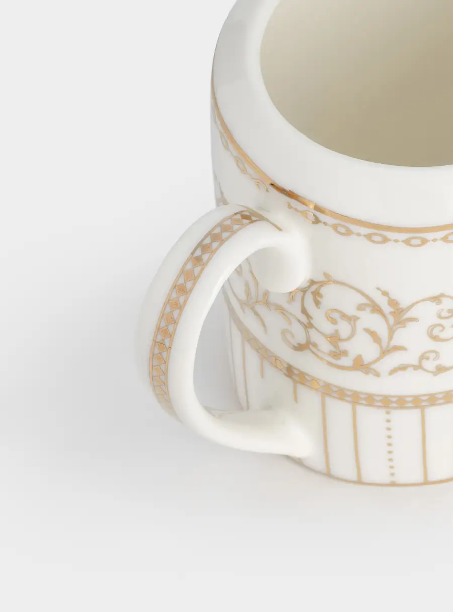 Молочник, 250 мл, фарфор N, белый, с золотистым орнаментом, Golden, image-4