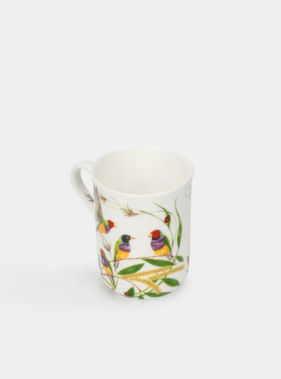 Кружка, 330 мл, фарфор F, белая, Зяблик, Lyric ,image-1