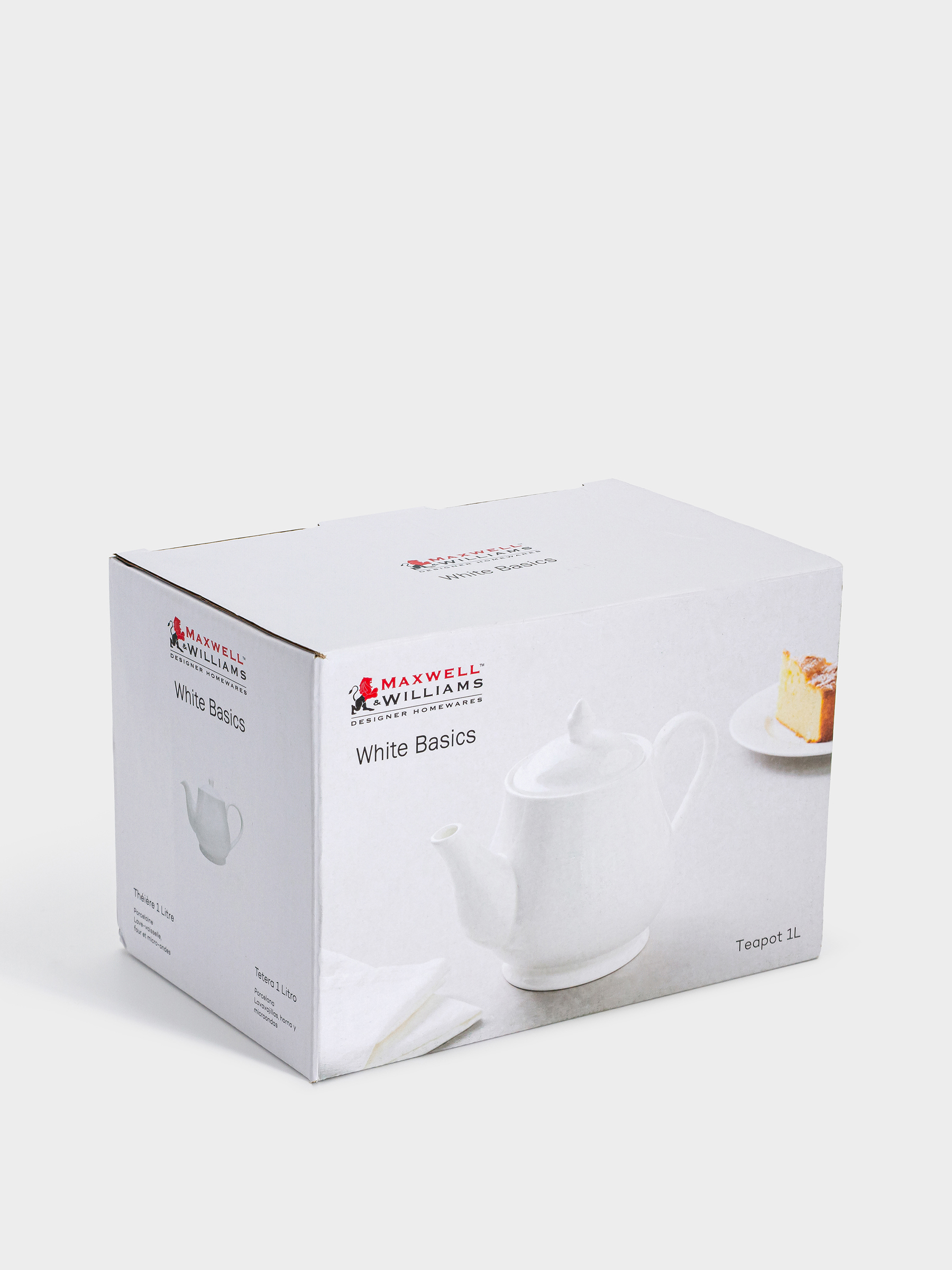 Чайник заварочный, 1 л, фарфор P, белый, White Basics, image-6
