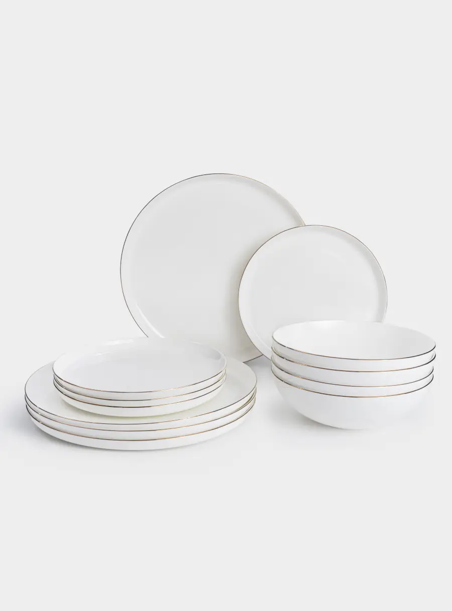 Набор обеденный, 12 пр, Кашемир Голд ,image-2