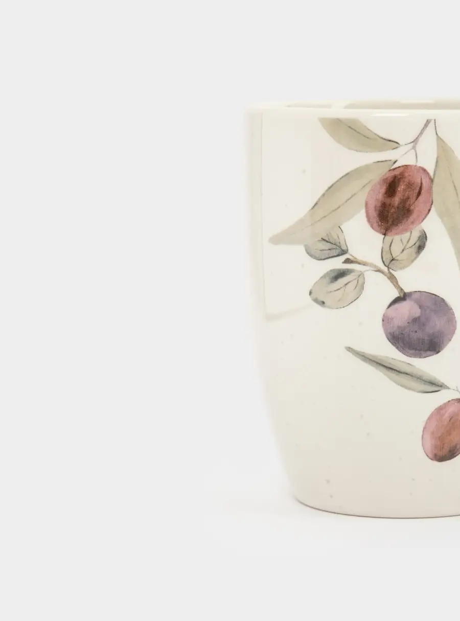 Кружка, 330 мл, керамика, белая, Сливы, Plum Orchard ,image-3