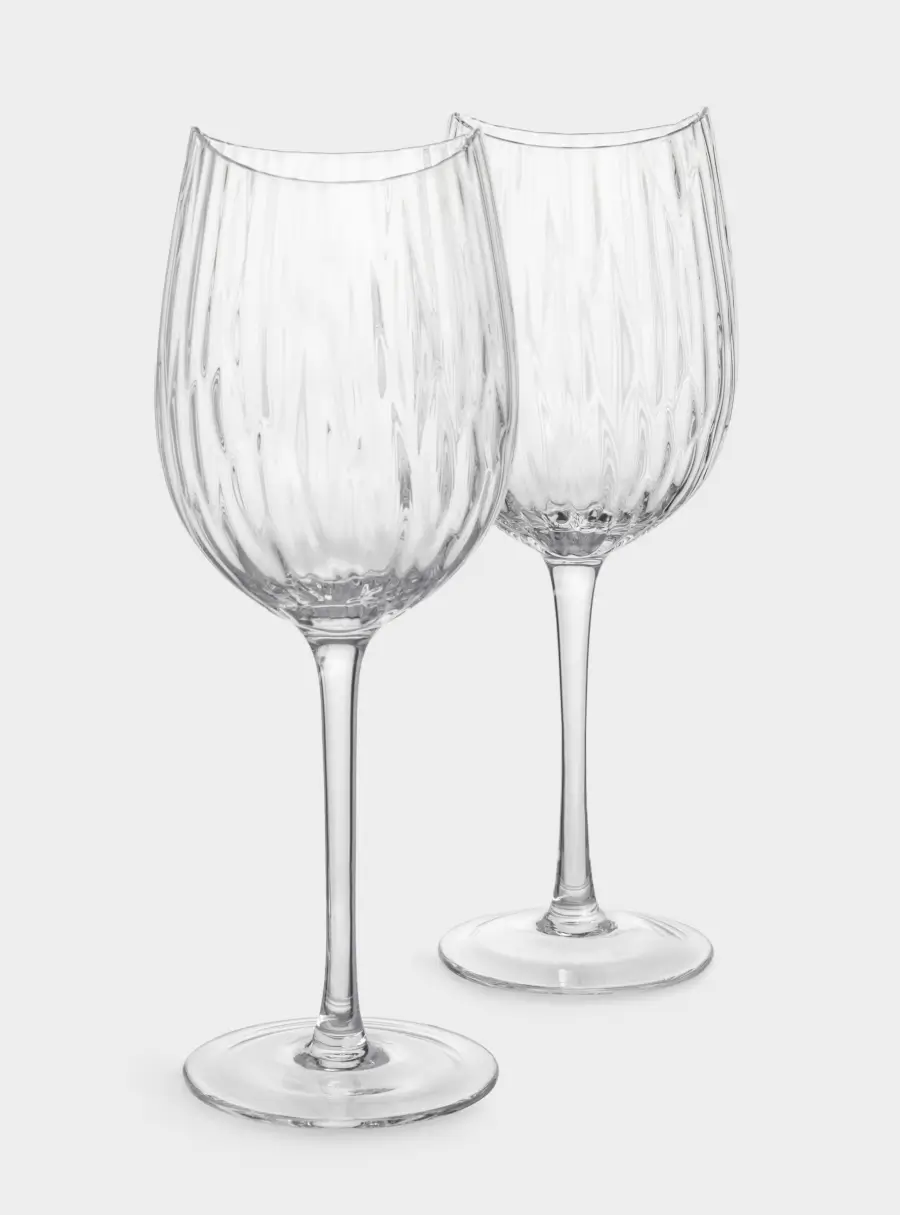 Бокал для белого вина, 400 мл, 2 шт, кристальное стекло, Violin, image-1