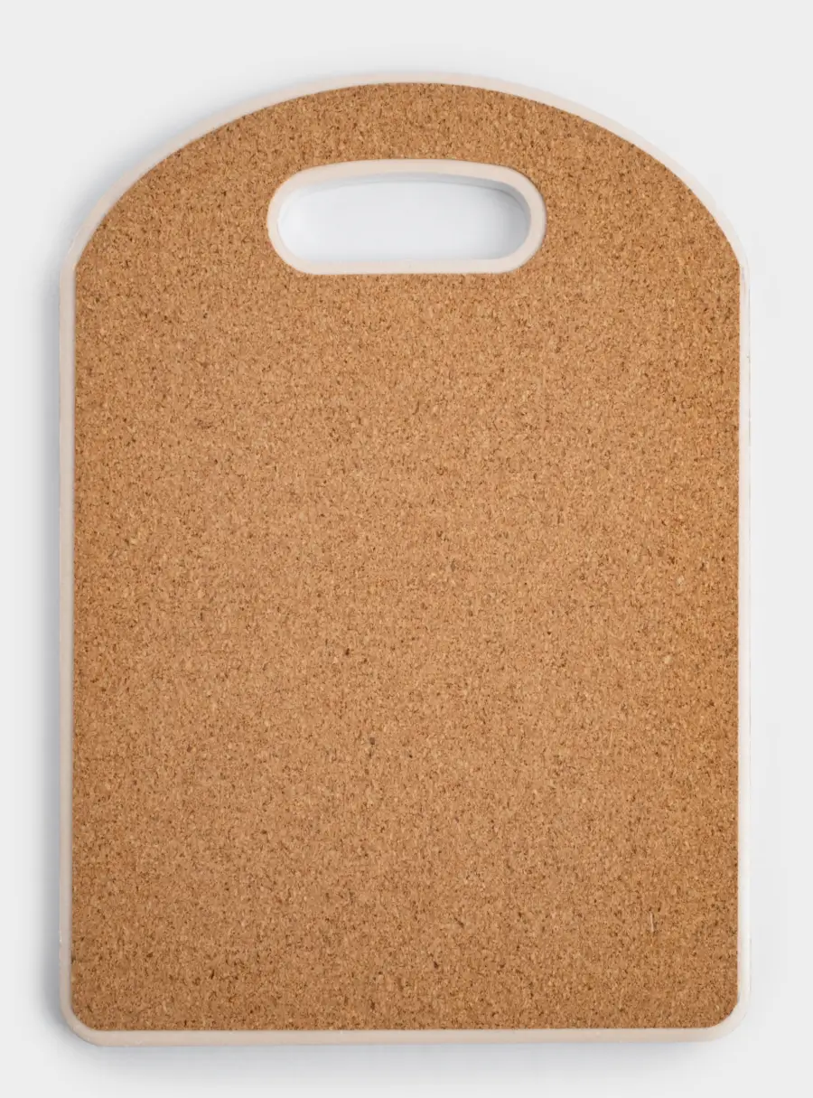 Подставка под горячее, 24х17 см, керамика/пробка, белая, Осенние цветы, Florance, image-5