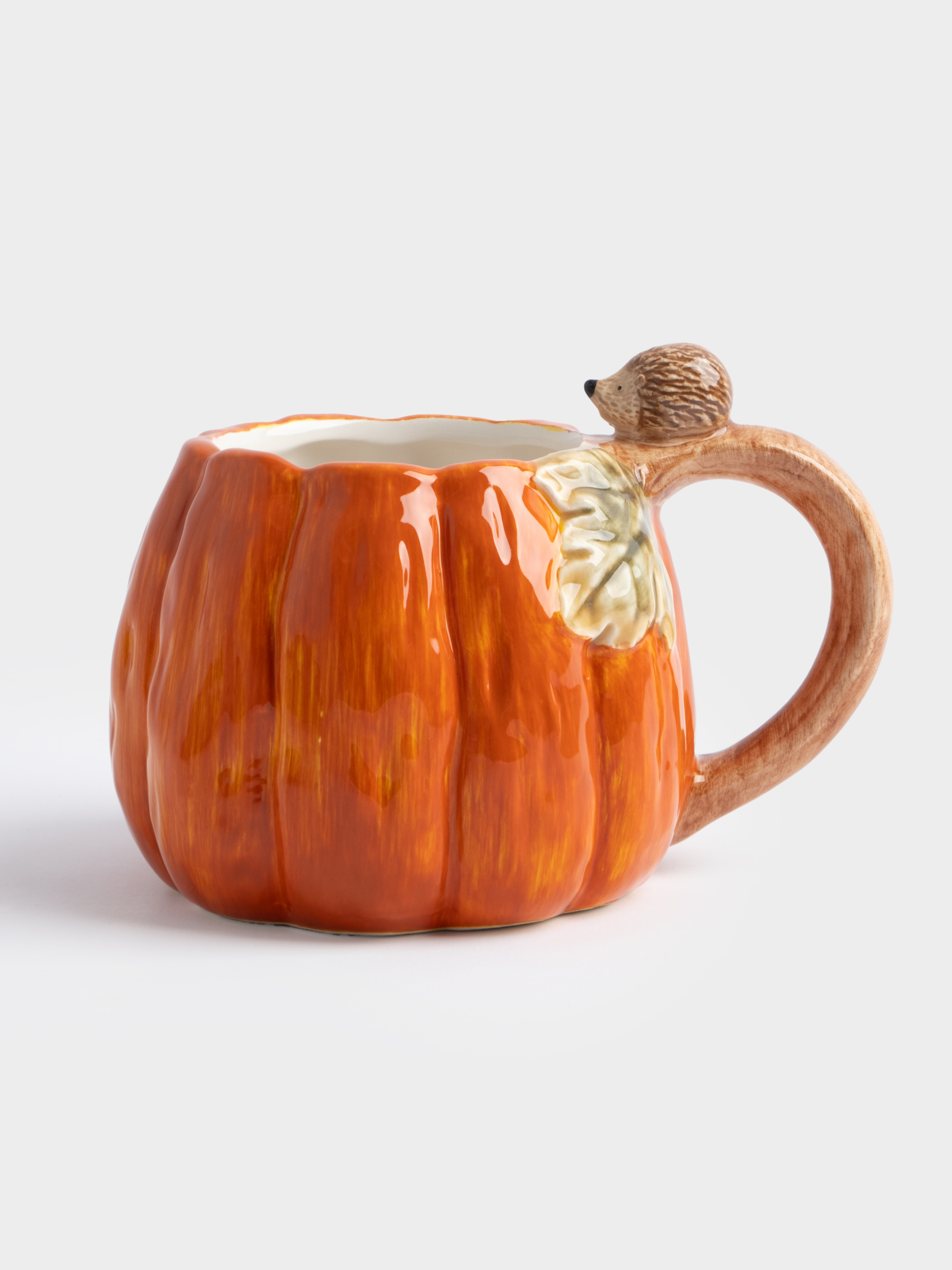 Кружка, 340 мл, керамика, оранжевая, Тыква, Bright pumpkin, image-0