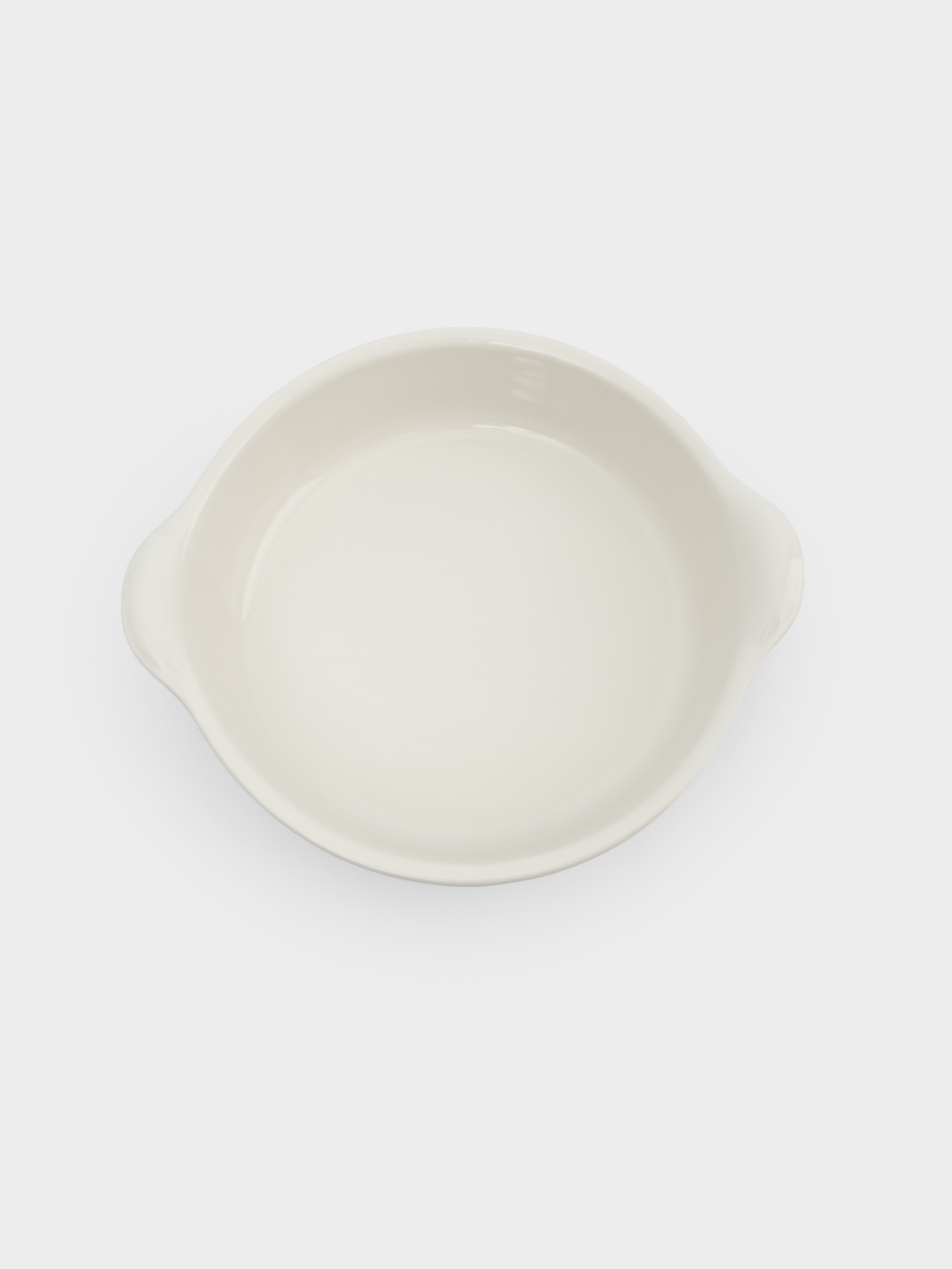 Форма для запекания, 23 см, керамика, круглая, молочно-бежевая, Baker, image-3