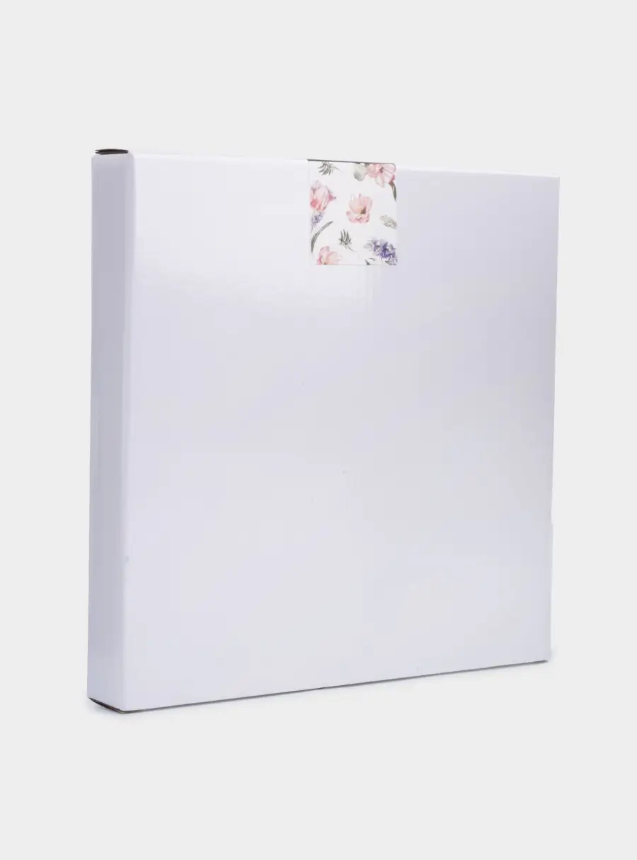 Блюдо, 24 см, керамика, молочное, Тюльпаны, Tulip, image-5