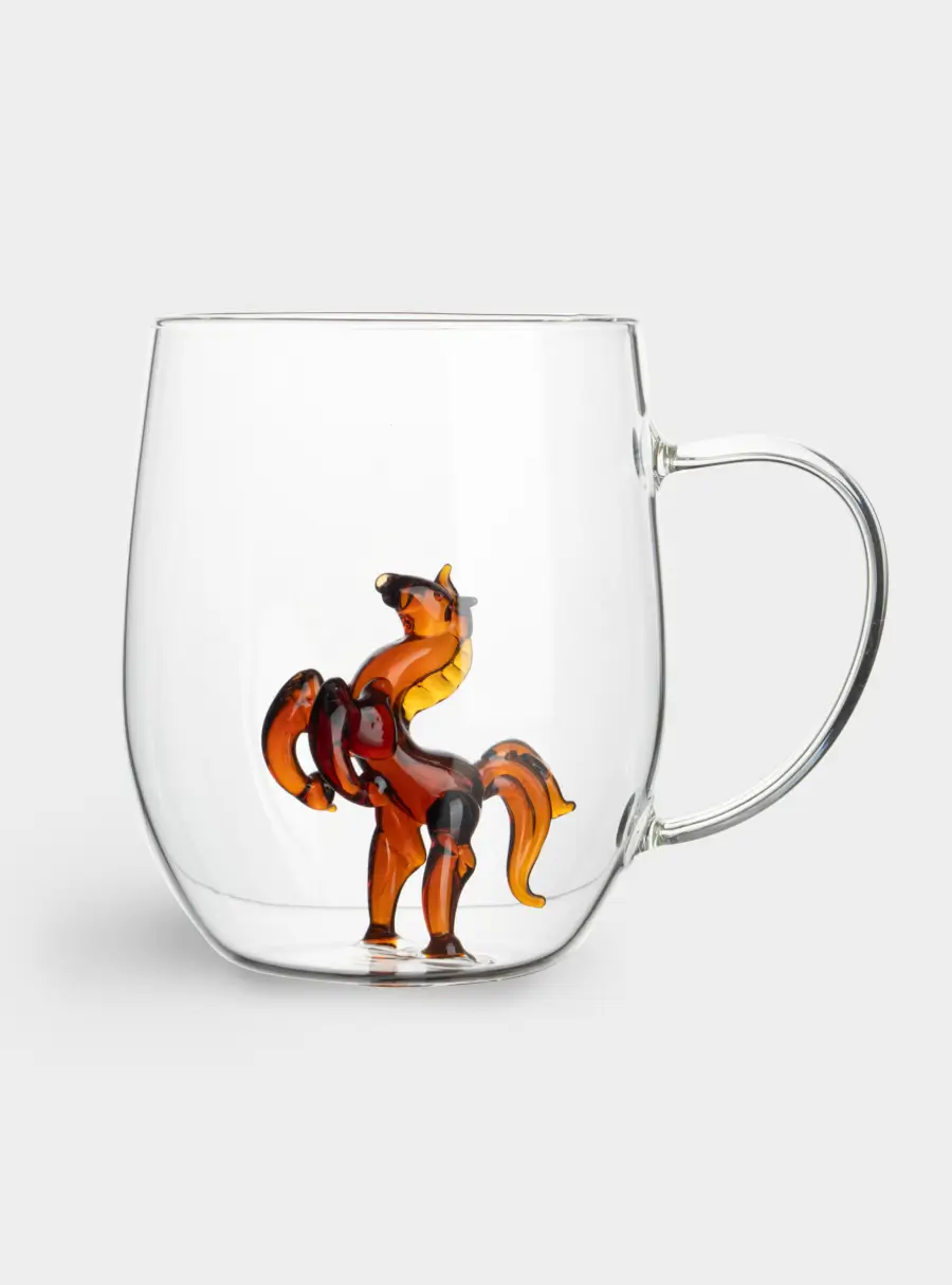 Кружка, 540 мл, стекло Б, Конь, Bright horse ,image-1