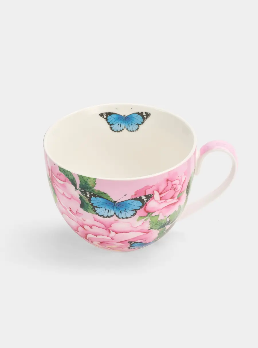 Пара чайная, 400 мл, фарфор P, Розы, image-4