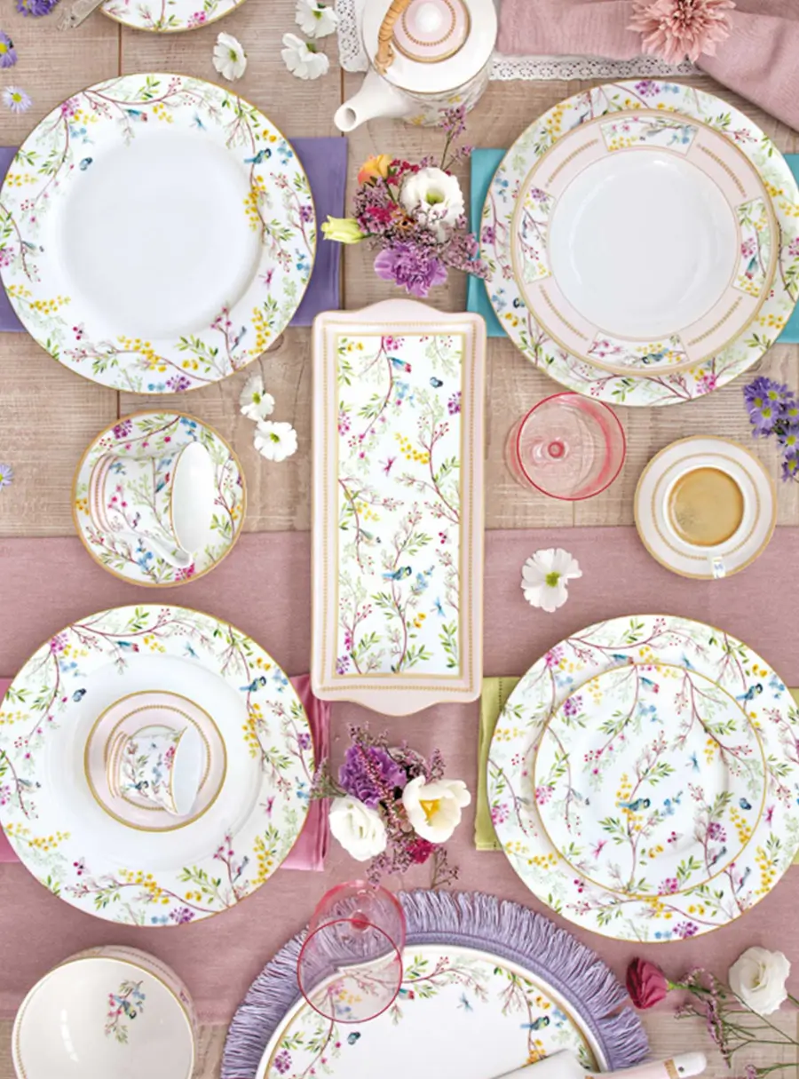 Тарелка закусочная, 19 см, Пение птиц, image-4