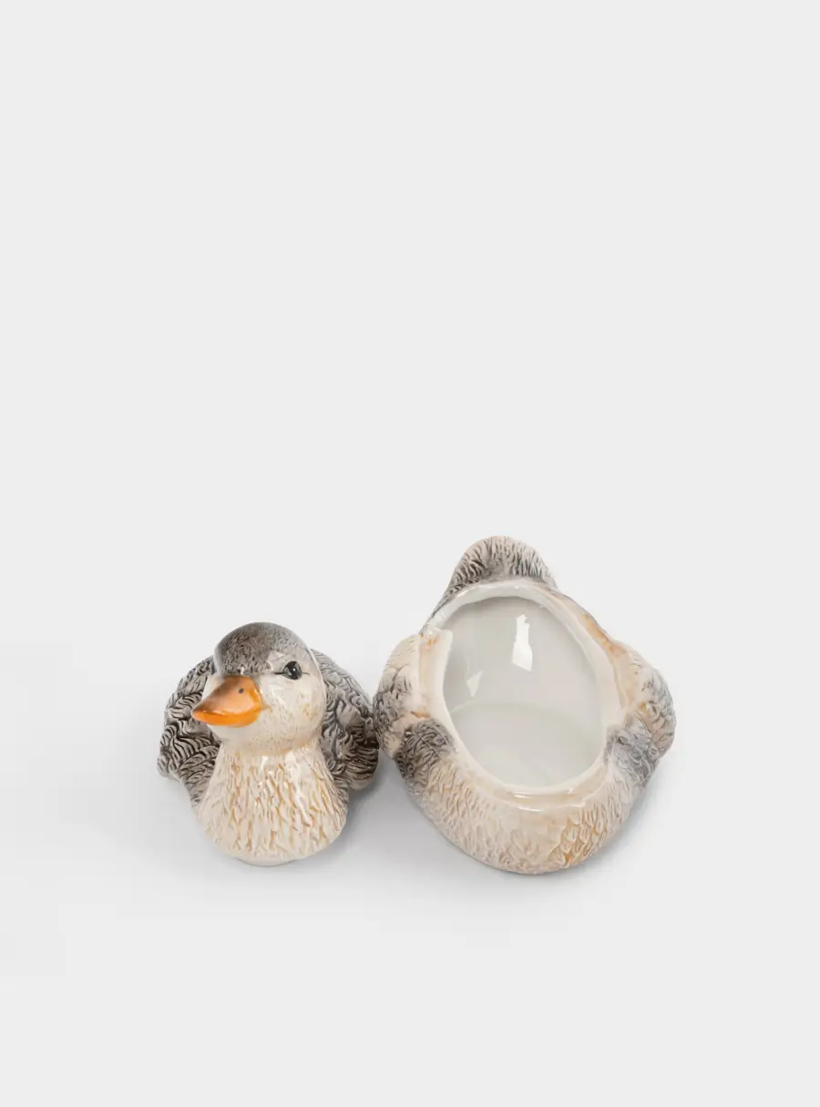 Сахарница, 11 см, 220 мл, с ложкой, керамика D, Утка, Duck, image-4