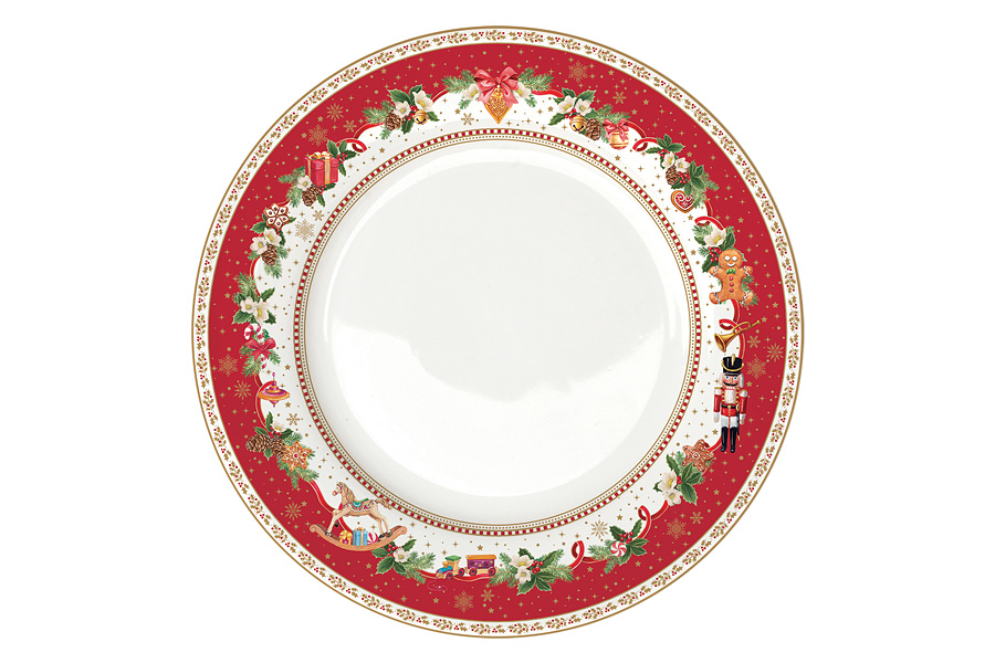 Тарелка обеденная Новгодние сувениры, 26,5 см