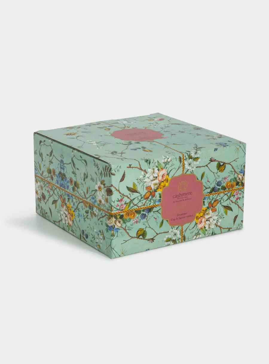 Пара чайная, 1 перс, 2 пр, 480 мл, фарфор F, голубая, Луг, William Kilburn, image-6