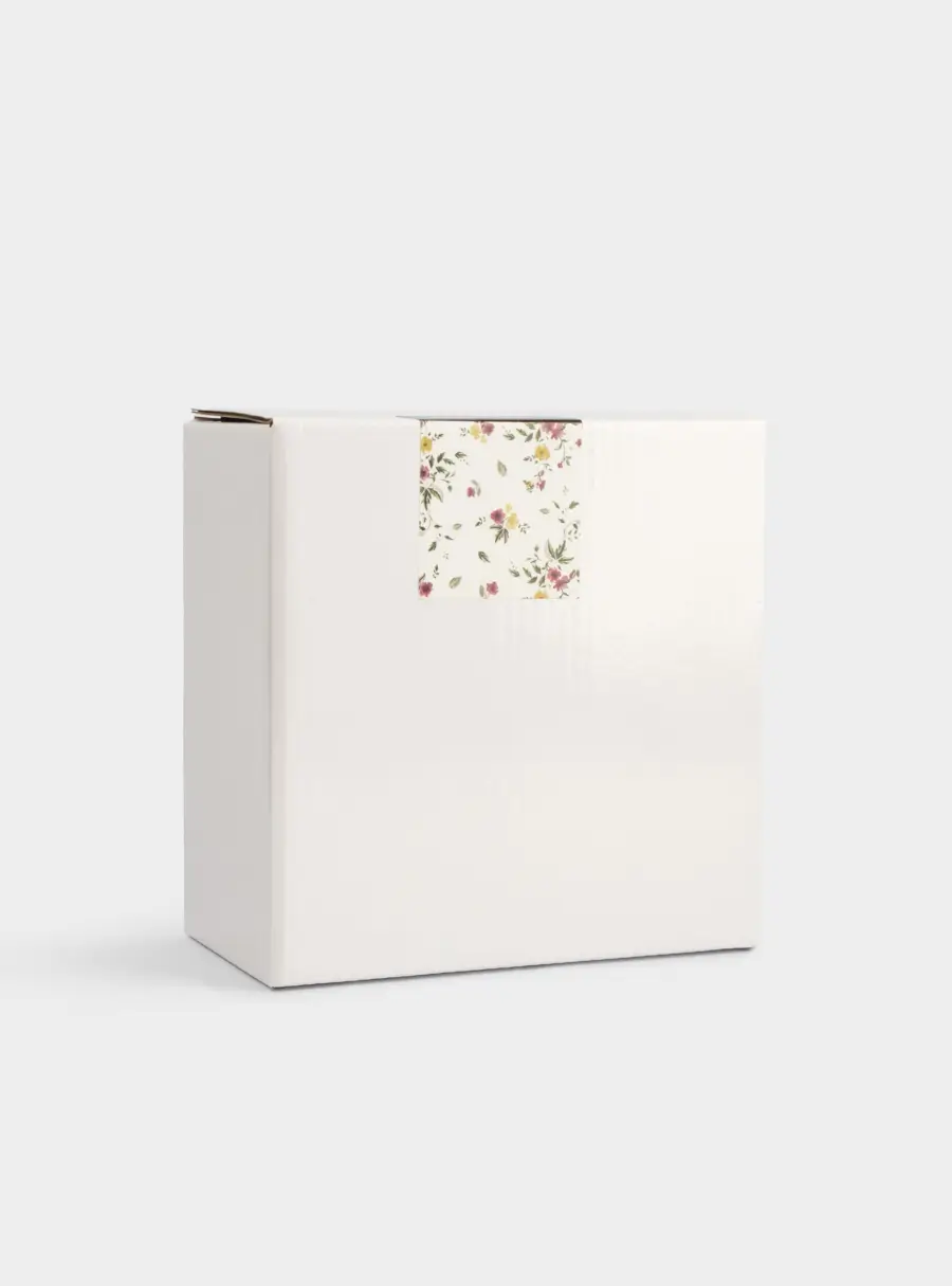 Салатник, 16х6 см, 690 мл, керамика, молочный, Цветок, Gentle flower, image-8