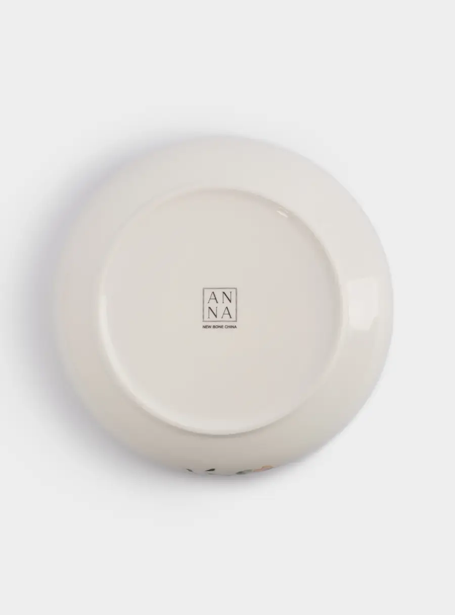 Тарелка суповая, 20х6 см, 780 мл, 2 шт, фарфор N, белая, Цветы и листья, Primrose, image-6