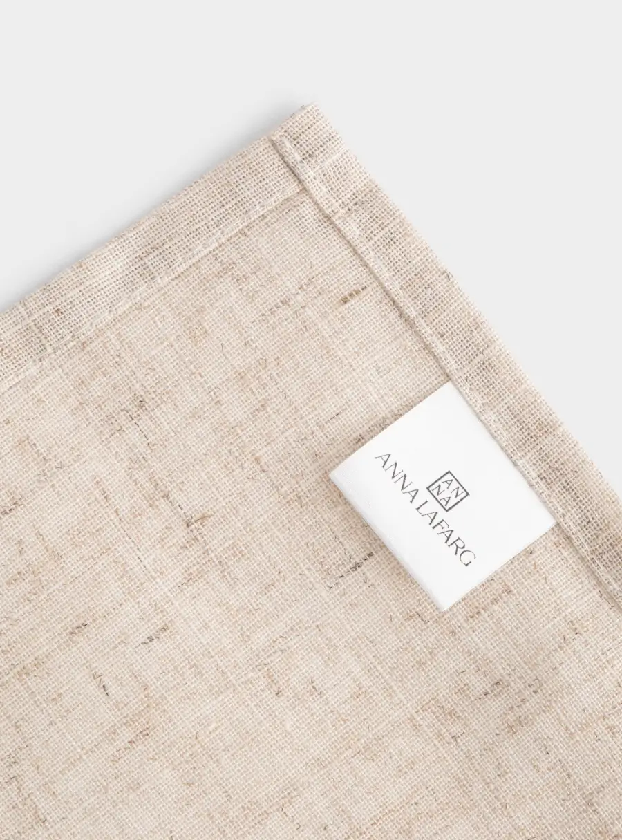 Салфетка под приборы, 30х45 см, полиэстер/лен, бежевая, Сливы на ветках, Plum Orchard, image-4