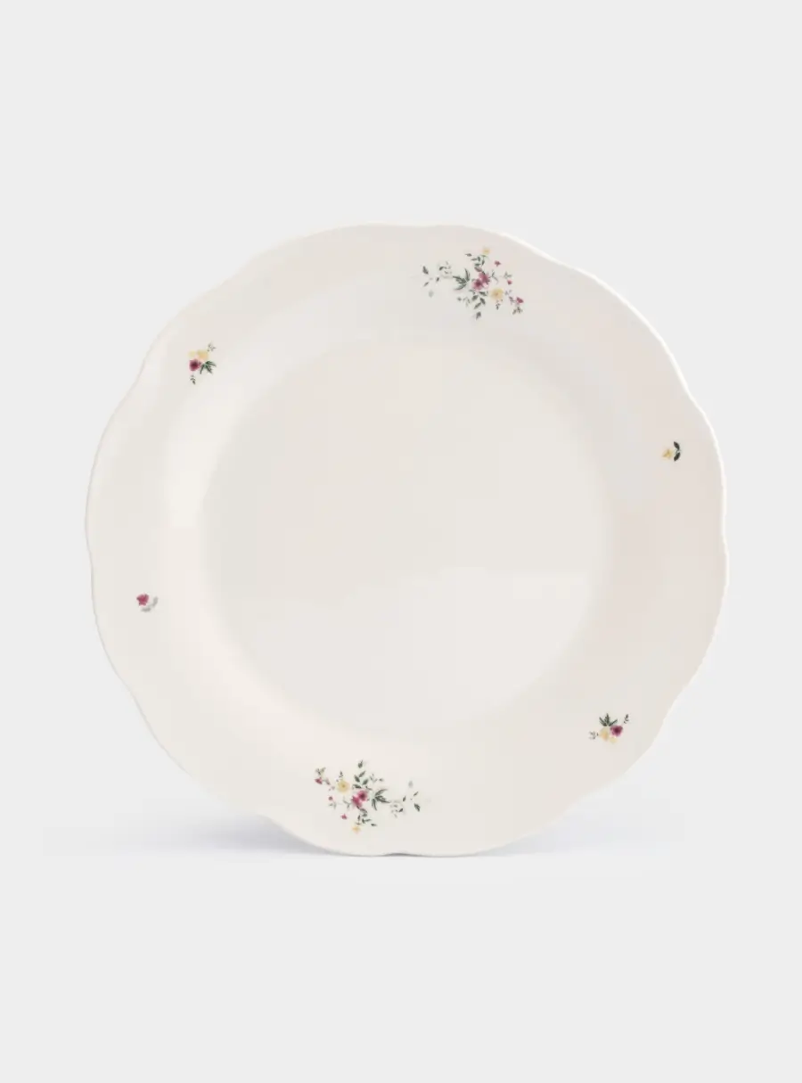 Сервиз обеденный, 6 перс, 18 пр, фарфор N, белый, Цветы, Meadow, image-4