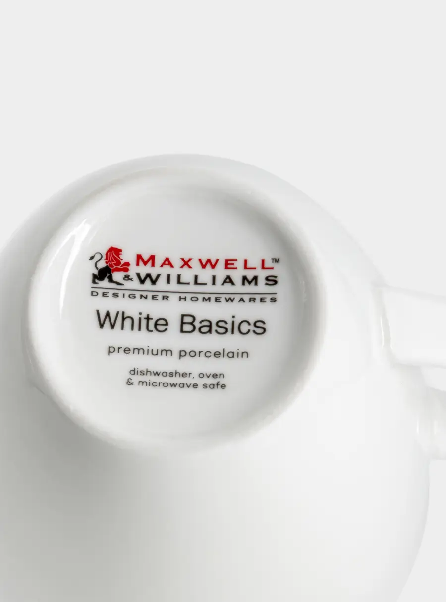 Кружка, 390 мл, фарфор P, белая, White Basics, image-3