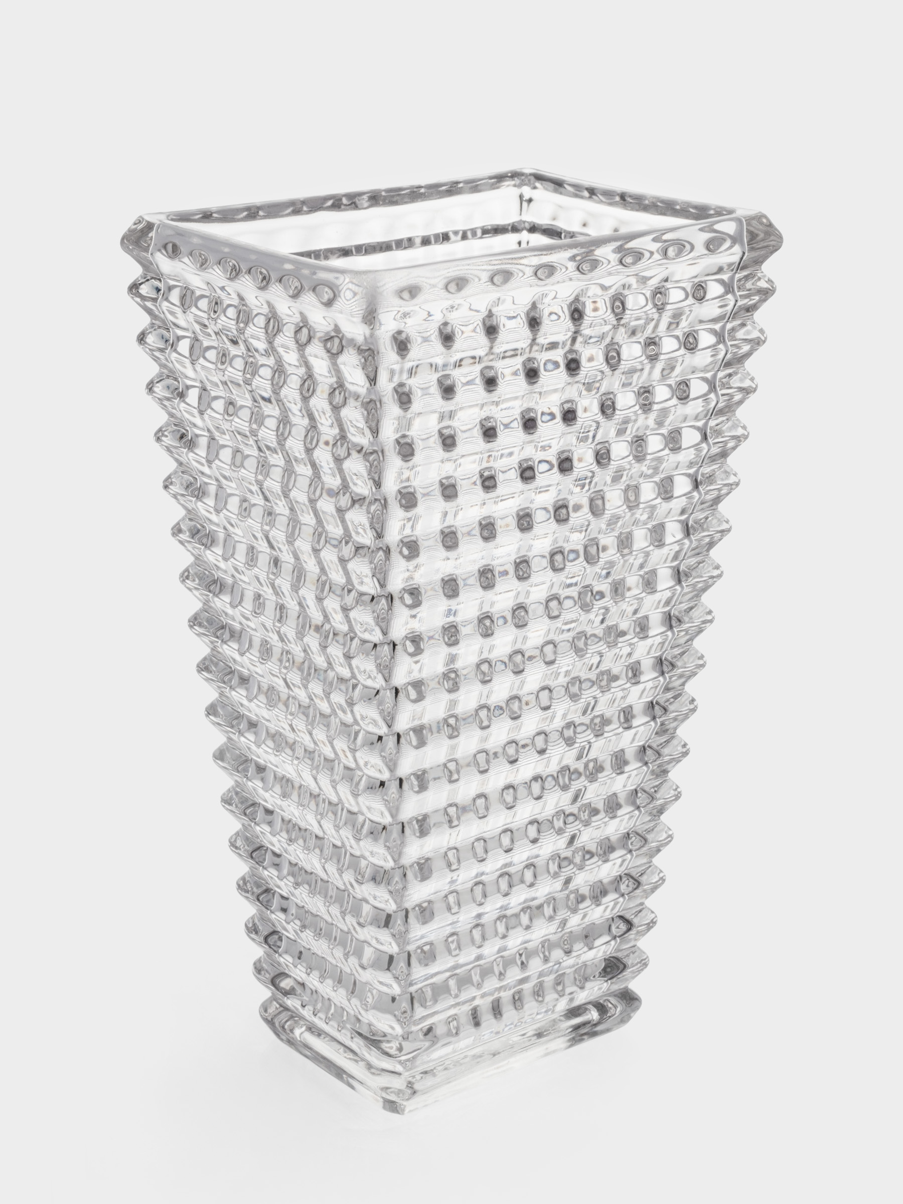 Ваза для цветов, 28 см, стекло Р, серая, Traviata, image-3