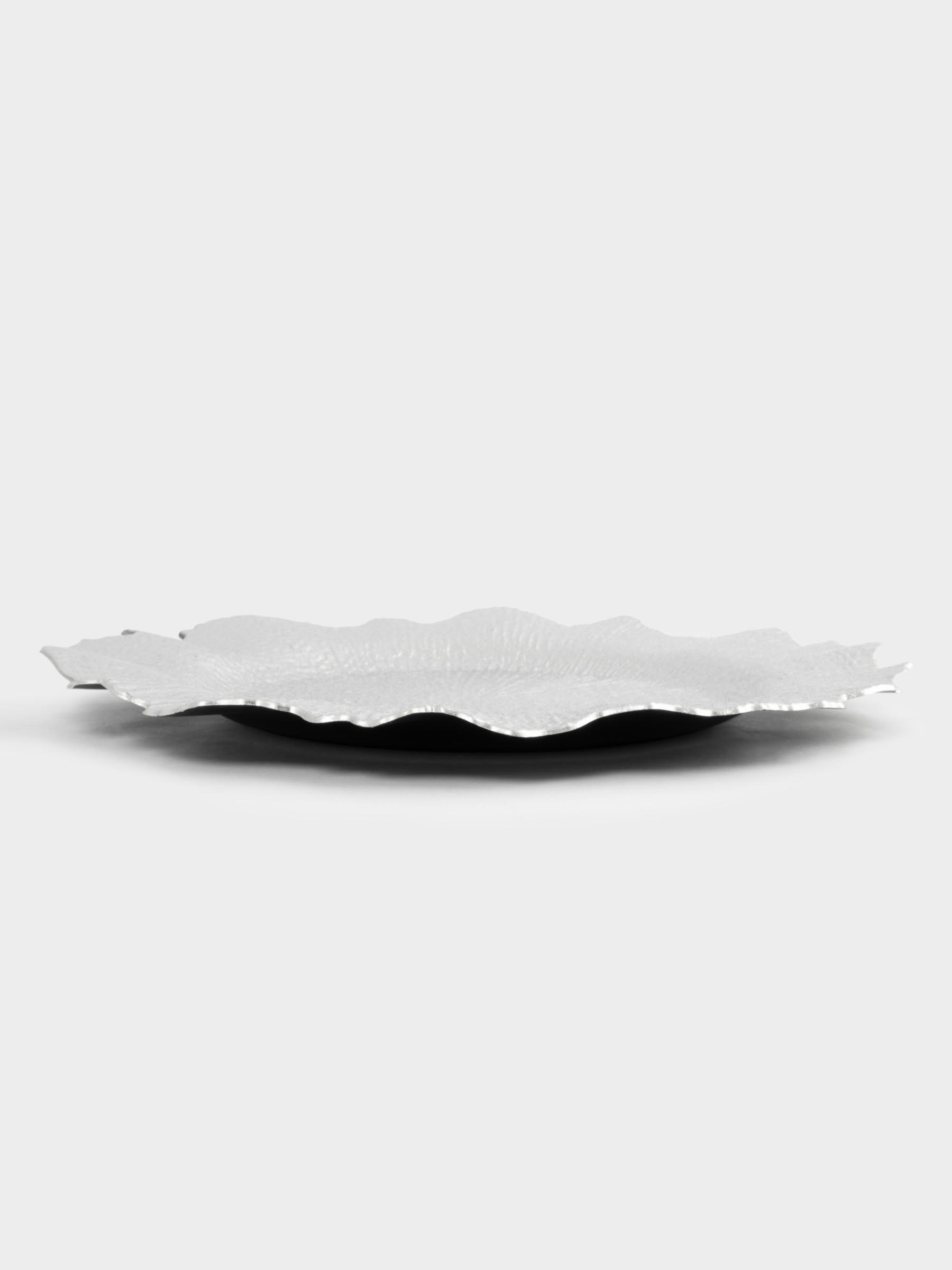 Тарелка подстановочная, 33 см, пластик, серебристая, Iceberg, image-2