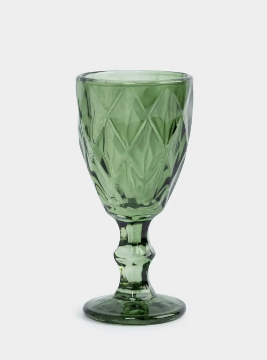Рюмка, 50 мл, стекло Р, зеленая, Diamond color ,image-0