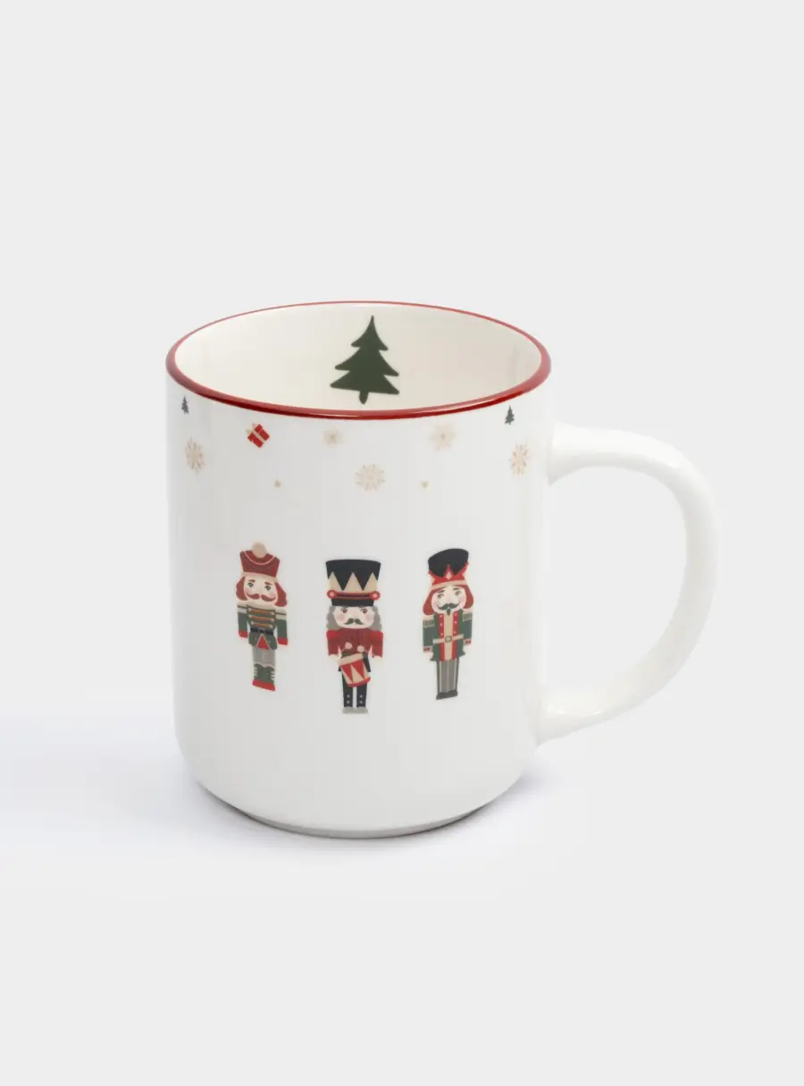 Кружка, 370 мл, 2 шт, фарфор P, белая, Щелкунчики, Nutcracker ,image-3