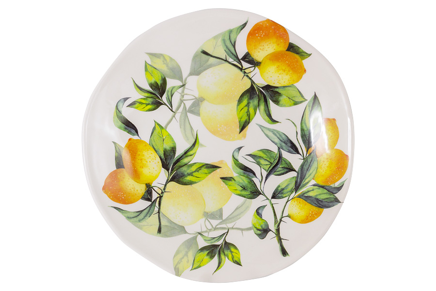 Тарелка обеденная Лимоны, 29 см