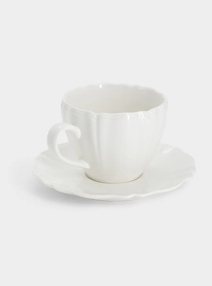 Чашка с блюдцем, 280 мл, Perle ,image-1