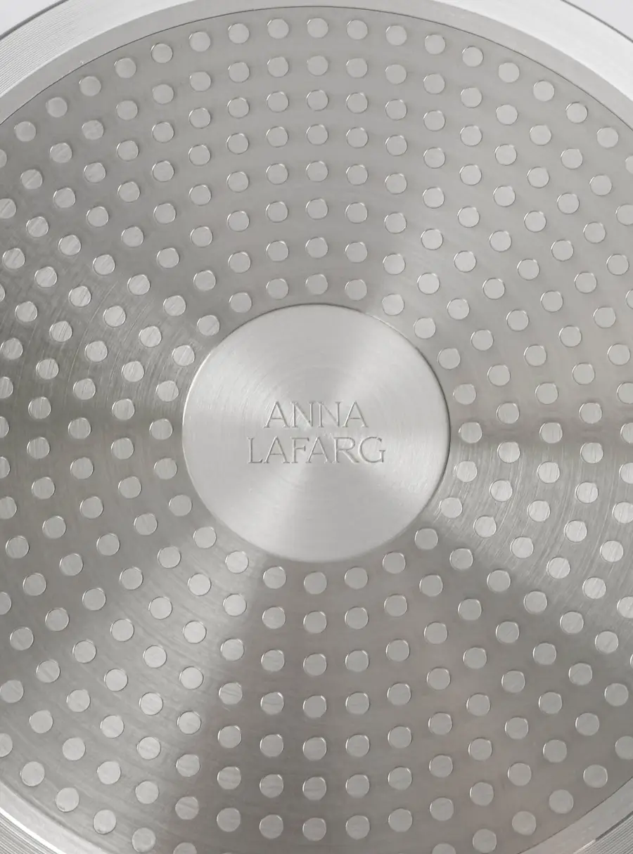 Кастрюля, 24 см, 3,9 л, с крышкой, с покрытием, алюминий, серо-черная, Robust ,image-3