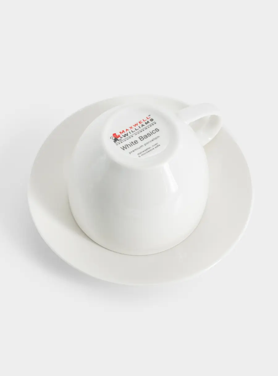 Пара чайная, 1 перс, 2 пр, 260 мл, фарфор P, белая, White Basics ,image-3