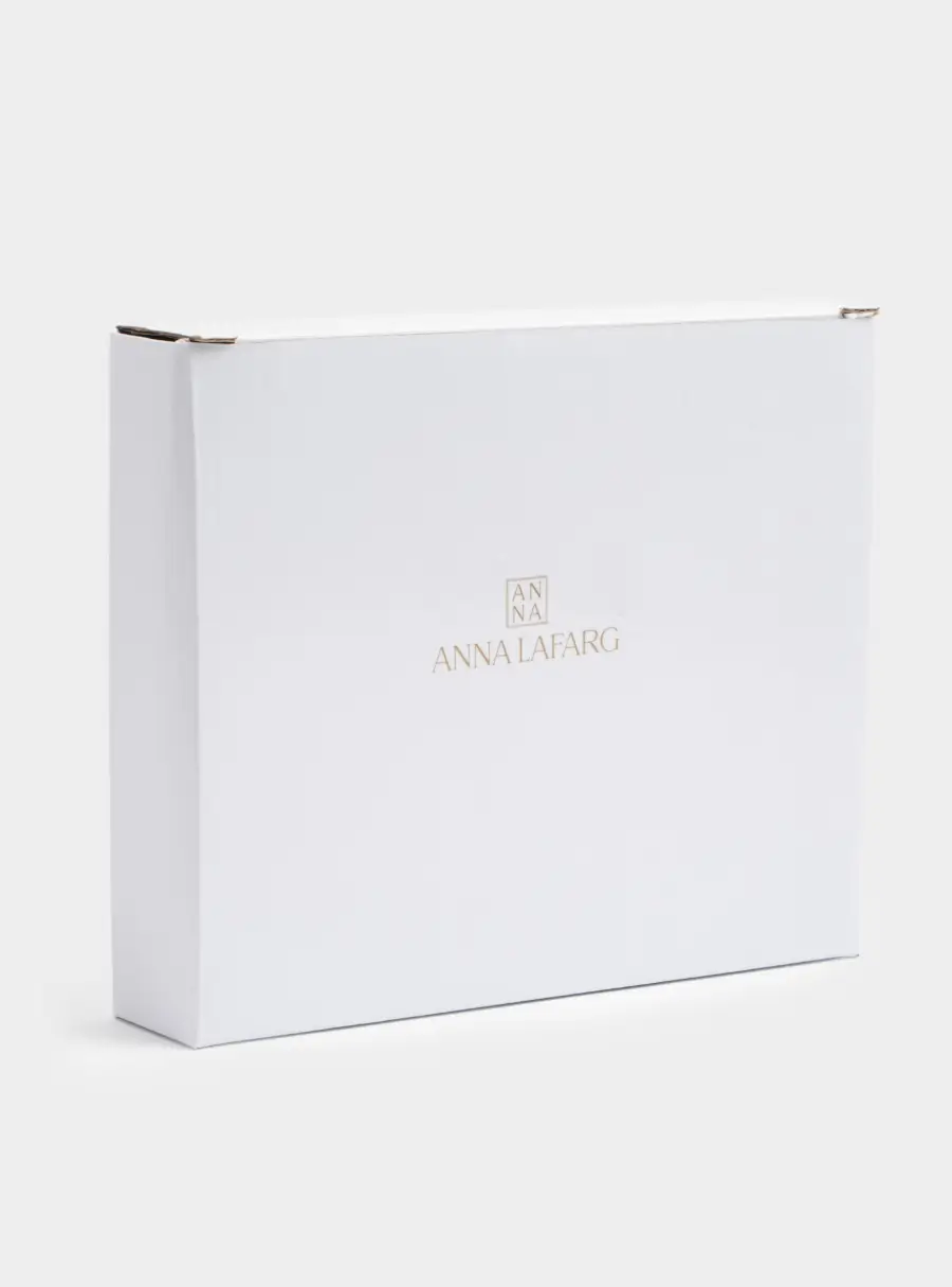 Блюдо, 19x16x3 см, фарфор P, бело-золотистое, Дом, Townlet, image-6