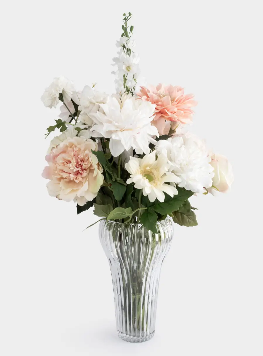 Ваза для цветов, 28 см, стекло, Grand, image-5