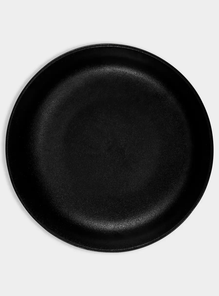 Салатник, 27х8 см, 2,5 л, фарфор P, черный, матовый, Caviar Black ,image-1