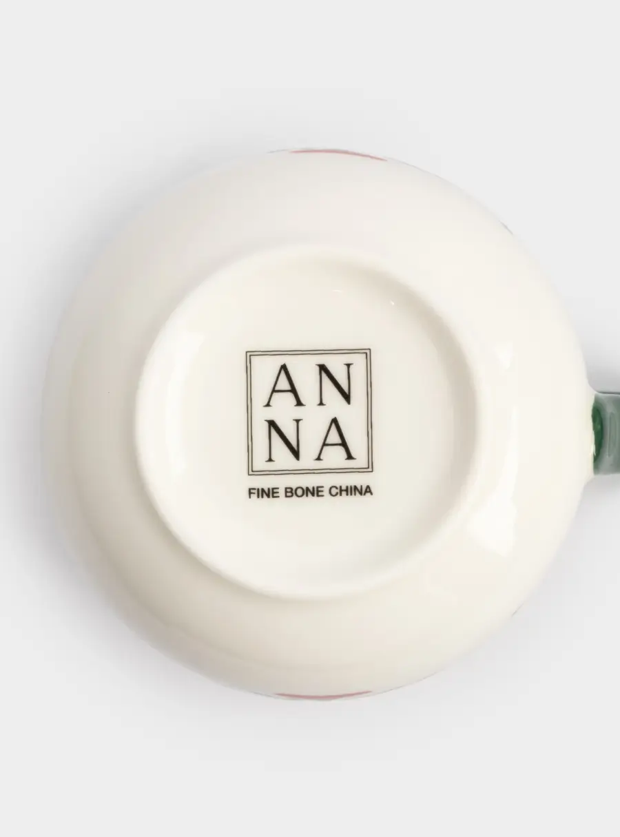 Кружка, 450 мл, фарфор F, бело-зеленая, Нарядная елка, New year, image-5