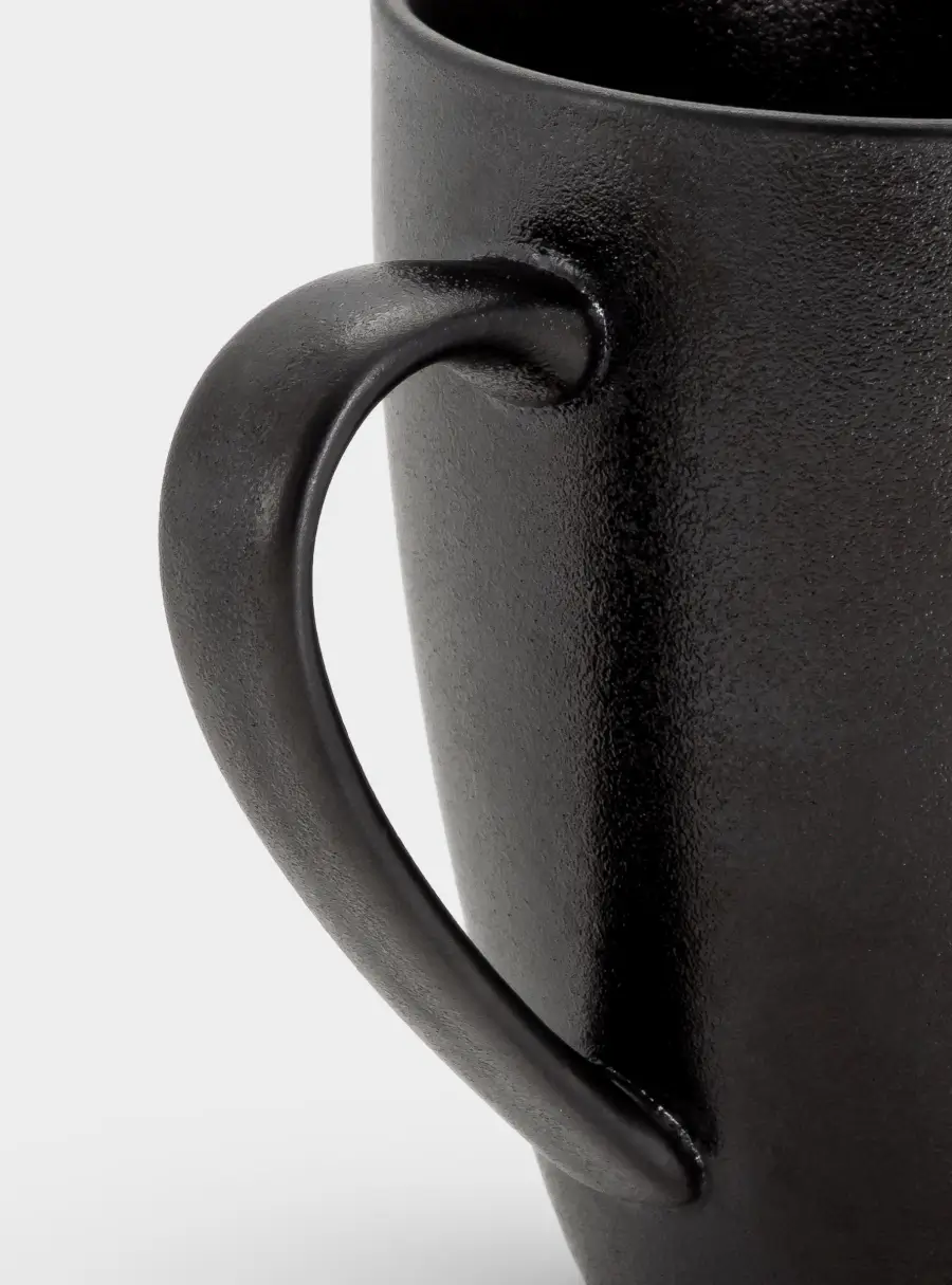 Кружка, 400 мл, чёрная, Икра, image-2