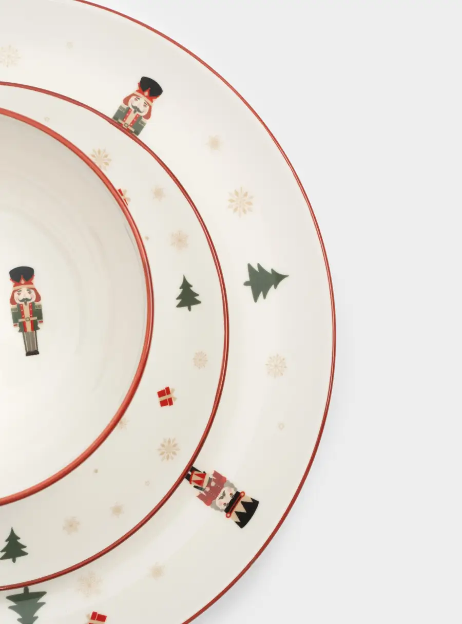 Сервиз обеденный, 6 перс, 18 пр, фарфор P, белый, Щелкунчики, Nutcracker, image-5