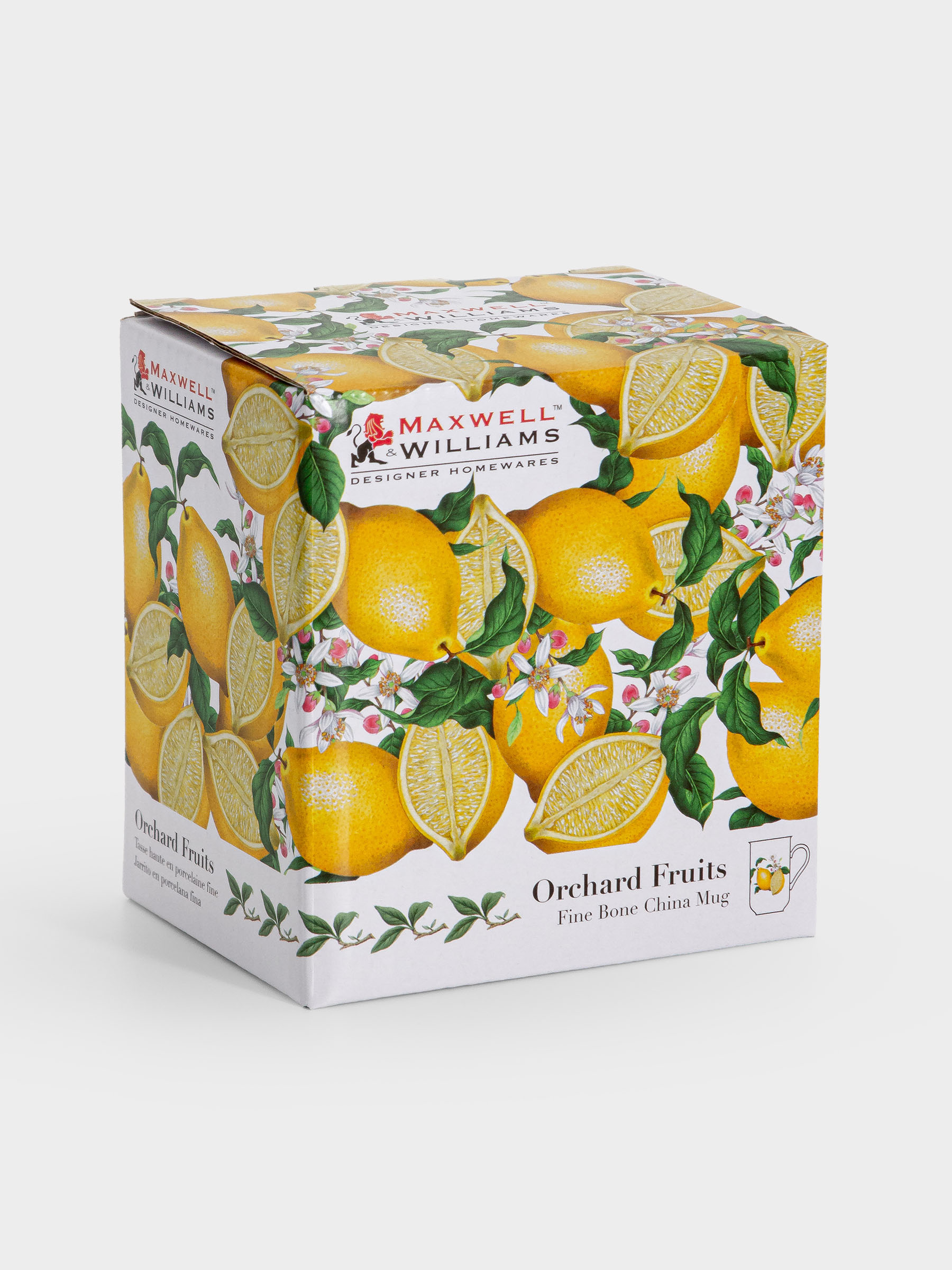 Кружка, 300 мл, фарфор F, белая, Лимон, Orchard Fruits, image-5