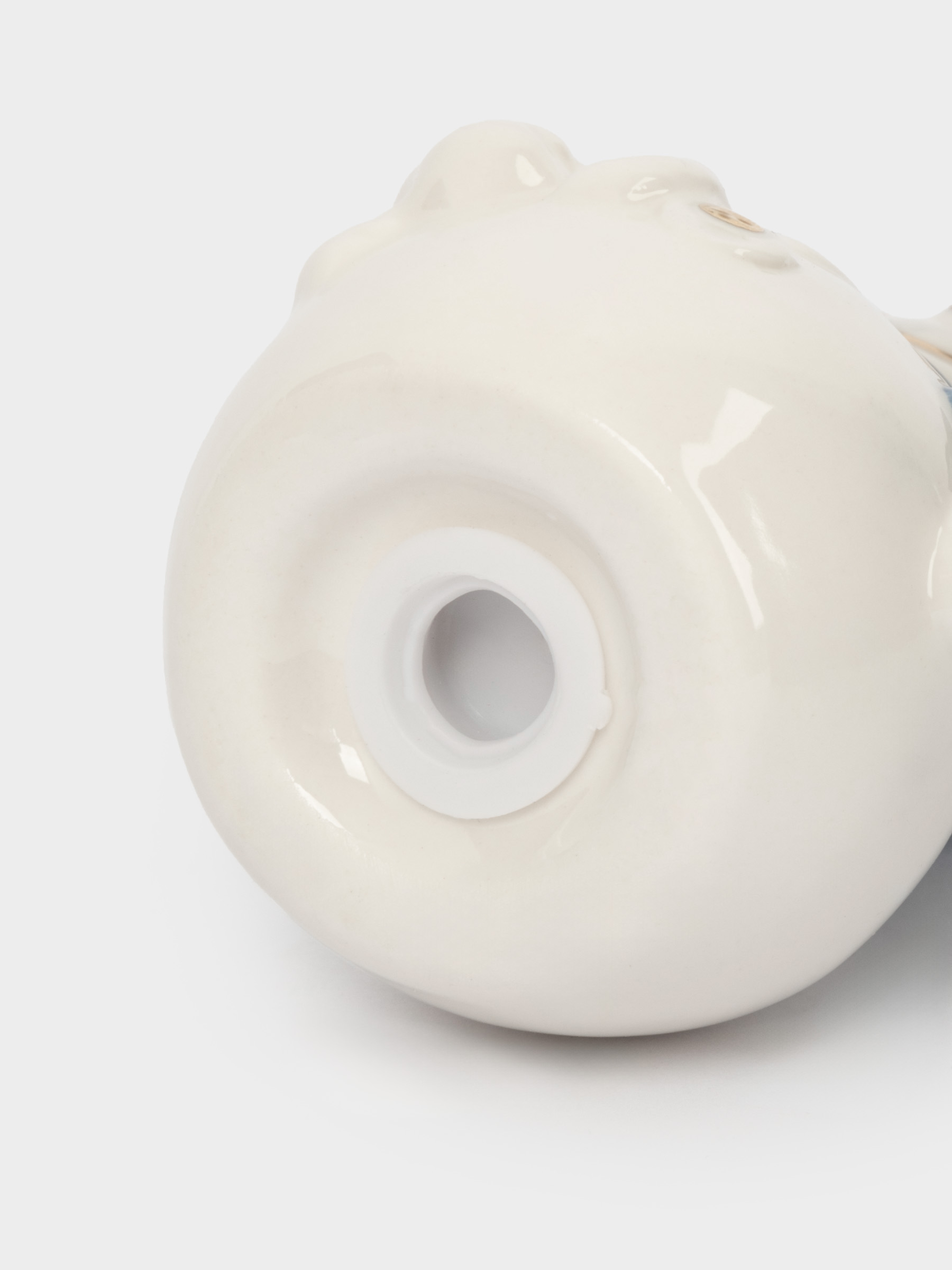 Емкость для соли или перца, 8 см, фарфор P, бело-голубая, Снеговик, Snowfall, image-3