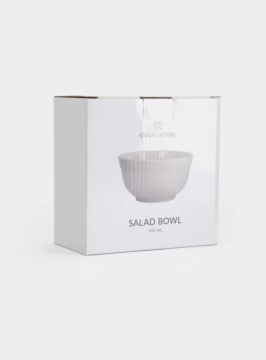 Салатник, 15х8 см, 830 мл, фарфор P, молочный, Rustic, image-5