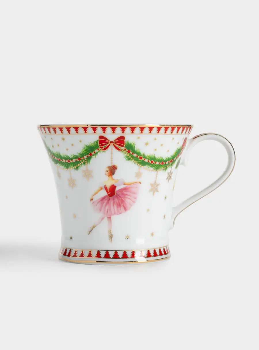 Пара чайная, 1 перс, 2 пр, 200 мл, фарфор P, белая, Щелкунчик и фея, Magie de Noel ,image-1