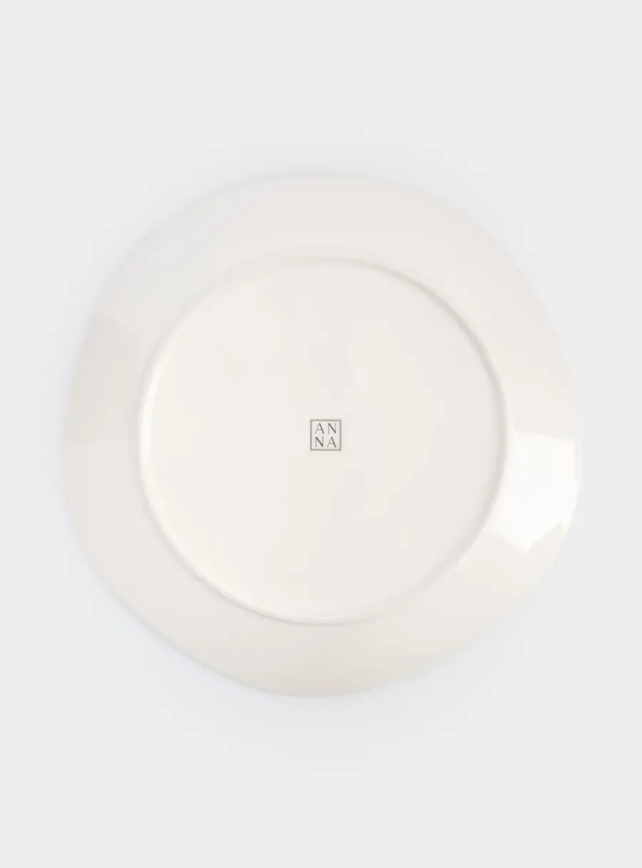 Тарелка обеденная, 26 см, фарфор P, белая, Лимоны, Lemon branch, image-4