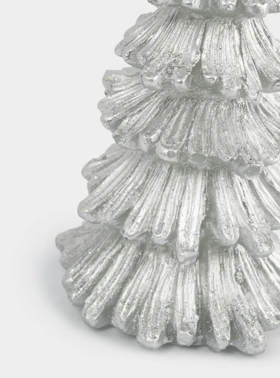 Свеча, 12 см, серебристая, Елка, New year ,image-3