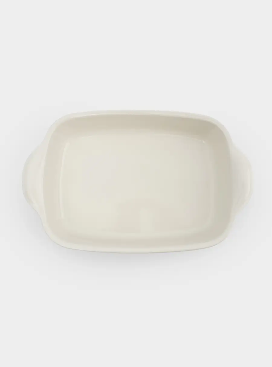 Форма для запекания, 29х22 см, керамика, прямоугольная, молочная, Baker, image-4