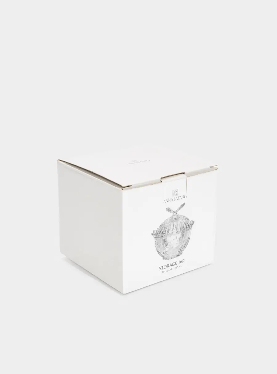 Емкость для хранения, 11х12 см, 220 мл, стекло Р, Бабочка, Butterfly, image-4