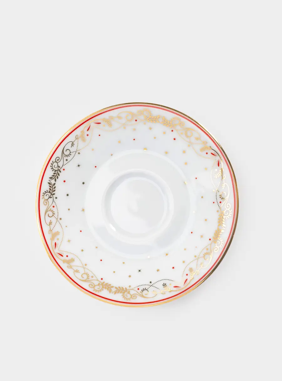 Пара кофейная, 2 перс, 4 пр, 80 мл, фарфор P, белая, Новогодние шары, Christmas Eve, image-8