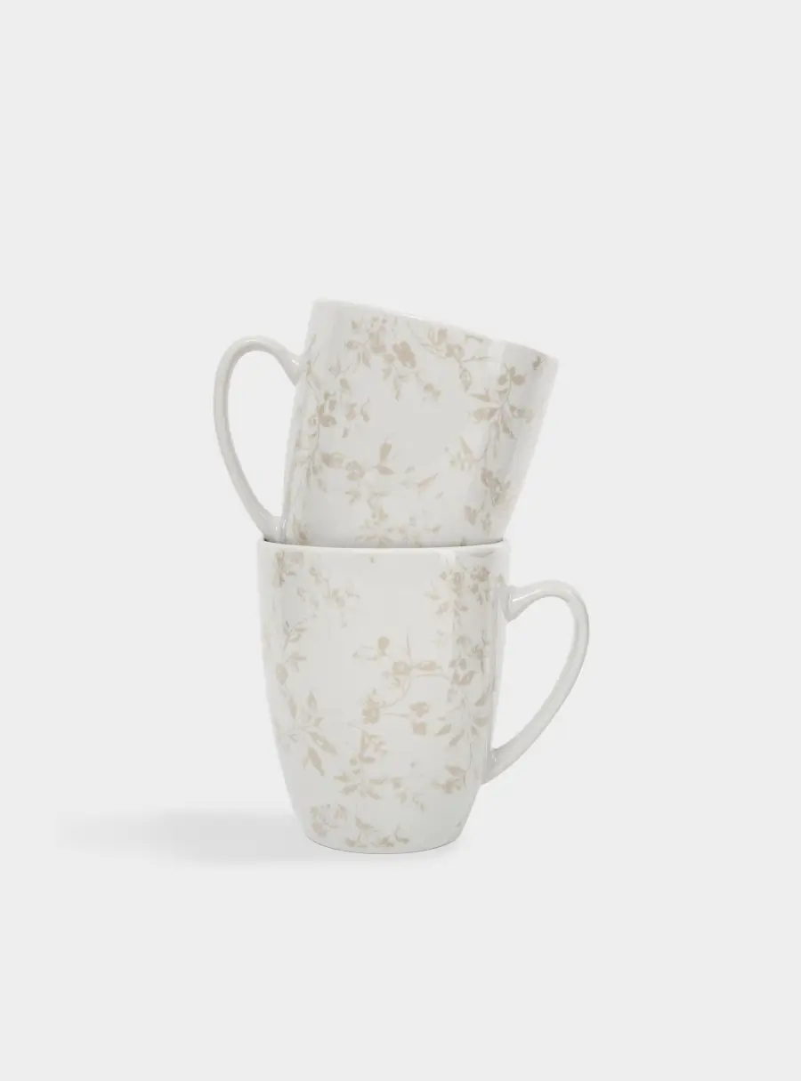 Кружка, 360 мл, 2 шт, Нежные цветы, Serene flowers ,image-0