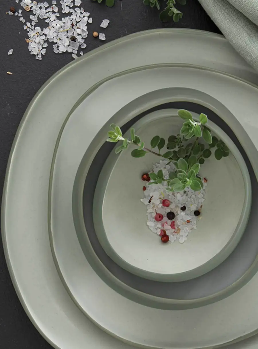 Тарелка суповая, 19 см, 1.0 л, зелёная, Organica ,image-3